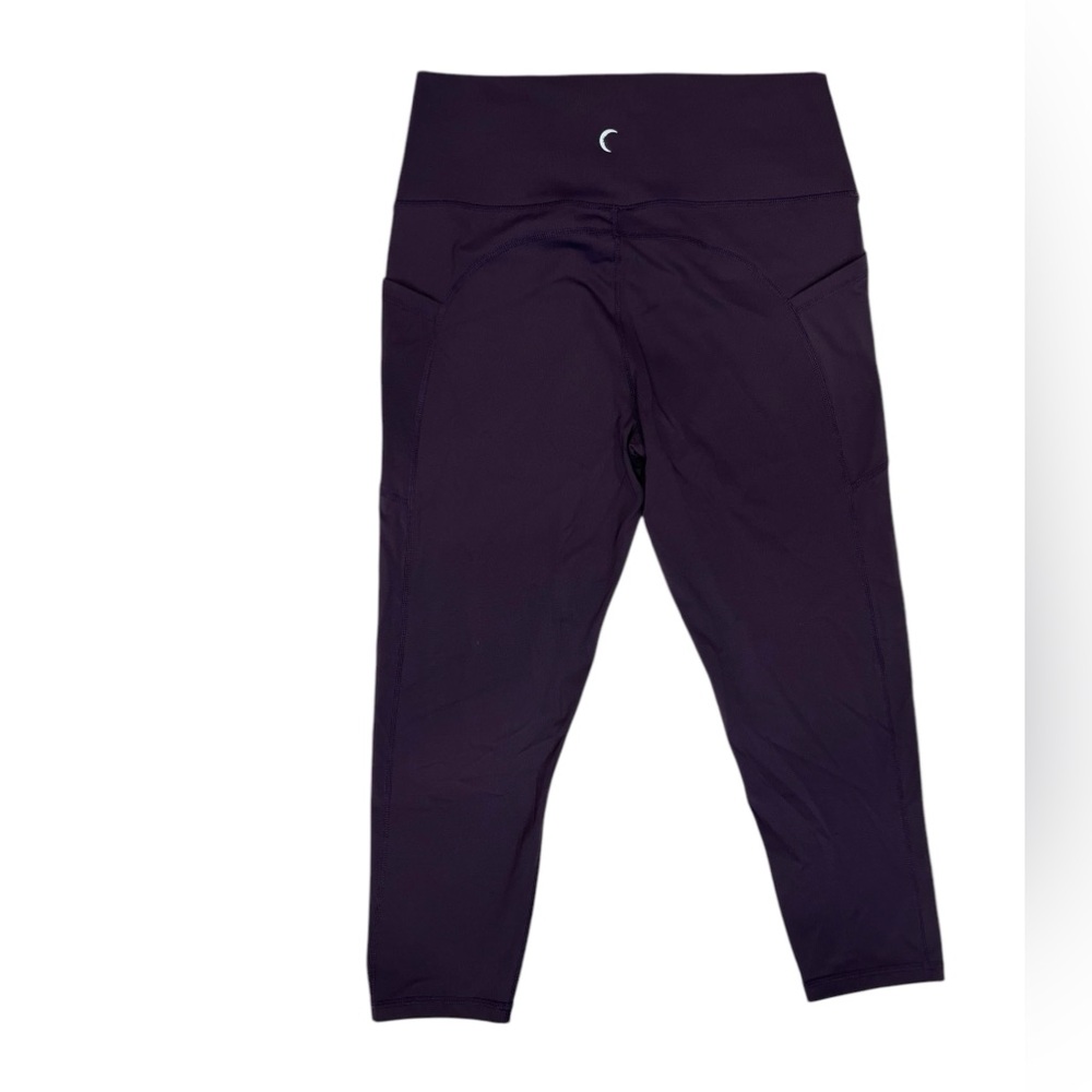 Zyia Active Plum Pocket Capri Leggings High-Rise Women’s Size 14/16 - Picture 3 of 9
